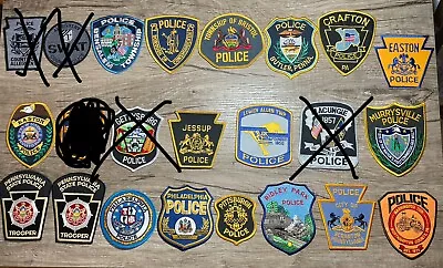 Pennsylvania Police Department Patches • $7