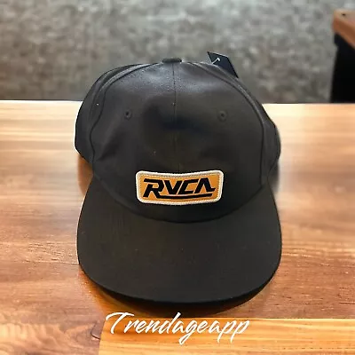 RVCA Slingshot Snapback Hat - Black • $21.99