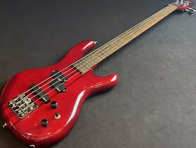 Used Aria Pro-2 ASB-60 Red PJ Bass Thru-neck Medium Scale Small Head • $619.75