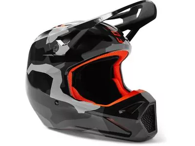 Fox Racing Motorcycle Helmet MX Dirt Bike Motocross Off-Road V1 Bnkr - Grey Camo • $198.99