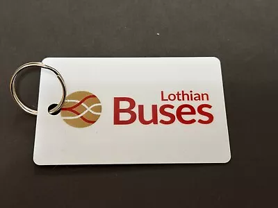 Lothian Buses Scotland  Luggage Tag Plane Key Ring Bag Transport Bus Train • £5