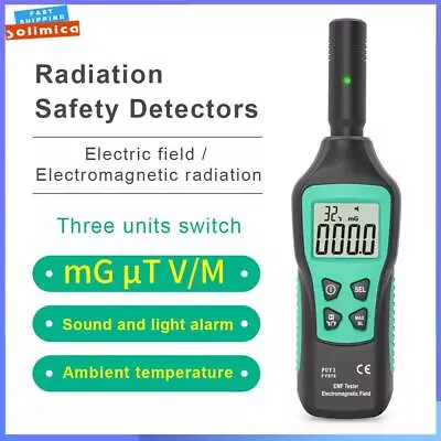 Electromagnetic Field-Tester Digital Reader EMF Meter Radiation-Detector AU • $38.01