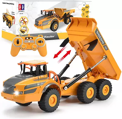 Volvo RC Dump Truck Toy For Kids Articulated Hauler Remote Control Constructio • $65.99