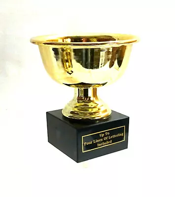 Metal Gold Cup Award Trophy Sports  Track Fishing Baseball Football Achievement • $12