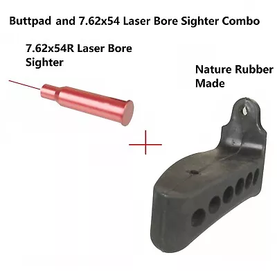 Mosin Nagant Scope Nature Rubber Made Buttpad + 7.62x54R Laser Bore Sight • $19.99