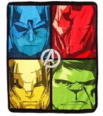 Avengers Boxes Super Plush Throw Blanket 46  X 60  • $17.99