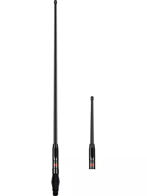 GME 1.2M All Terrain UHF AE4705B + Aw4704B Whip Twin Antenna Pack (AE4705BTP) • $365.85