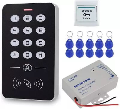 HFeng Cheap Access Control System Kit 125KHz RFID Keypad + DC12V 3A Power Sup... • £36.36