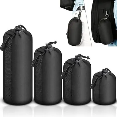 Camera Pouch Protector Camera Lens DSLR Lens Barrel Case Camera Lens Bag • £5.11