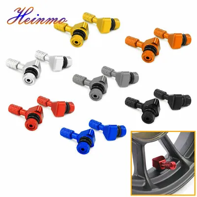 Motorcycle 90 Degree Angle Wheel Tyre Tire Valve Stem Tubeless Valve Universal • $9.68