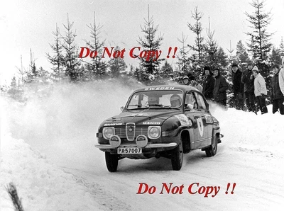 £4 • Buy Stig Blomqvist Saab 96 V4 Swedish Rally 1972 Photograph 1