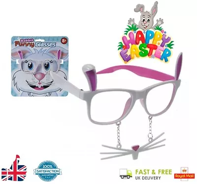 Easter Bunny Rabbit Sunglasses Eye Glasses Kids Girls Boys Fancy Dress Masks Set • £4.25