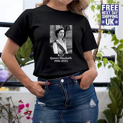£9.99 • Buy United Kingdom RIP Queen Elizabeth T-Shirt Unisex RIP Queen Remembrance Gift T