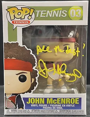 $199.99 • Buy John McEnroe Signed Autographed Tennis Funko Pop JSA COA