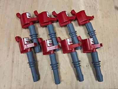 8 Pack Red High Performance Ignition Coil 8243 Ford Mercury Lincoln 4.6L 5.6L • $79.99