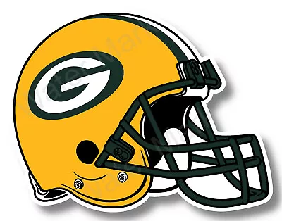 Green Bay Packers Helmet Only Vinyl Sticker Decal NFL Football Car Truck Windows • $3