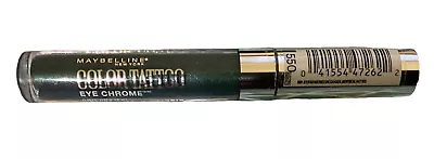 Maybelline New York Color Tattoo Eye Chrome Shadow #550 Electric Emerald New • $6.05