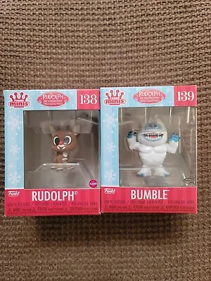 Funko Minis Diamond Bumble #139 | Flocked Rudolph #138 • $22.95