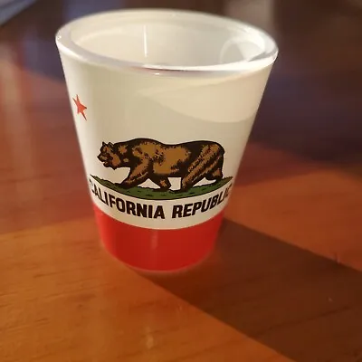 New DISPLAYED ONLY- California Republic State Vintage Shotglass NOS Out Of Print • $6.85