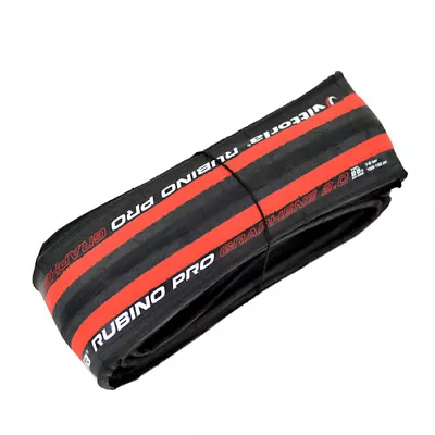 Vittoria Rubino Pro IV G2.0 GRAPHENE Clincher Tire 700x25C  Red/Black • $54