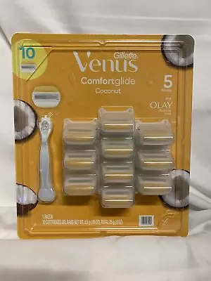 Venus Comfortglide Women's Razor Handle + 10 Cartridges Olay Coconut • $32.95