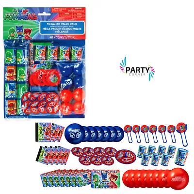 PJ Masks Party Supplies FAVOUR PACK Of 48 Pc • $24.95
