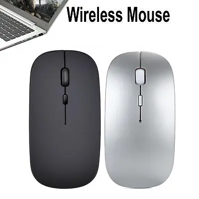 $10.02 • Buy Wireless Bluetooth Mouse For Computers Silent Mice Ergonomic Optical Mic FAST