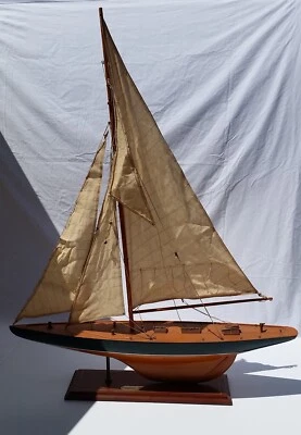 $49 • Buy Shamrock V 1930-America's Cup Challenger 39  Tall Model Ship