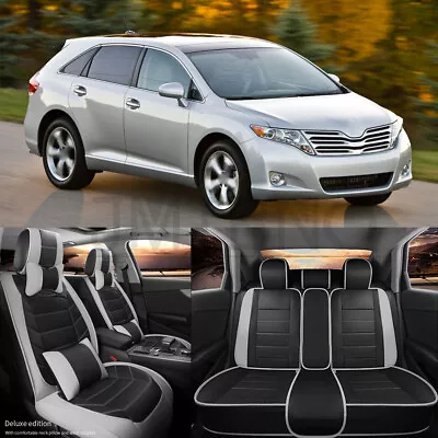 For 2009-2015 Toyota Venza 5-Seats Car Seat Covers Luxury Front + Rear Cushion • $169.45