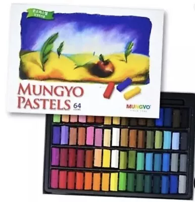 NEW Mungyo Soft Square Pastels Chalk Assorted 64 Colors. • $15