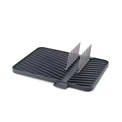 Flip Up Adjustable 40cm Dish/Plate Drying Rack/Draining Board Grey Joseph Joseph • $42.95