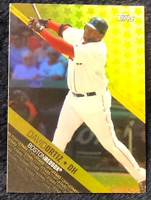 2008 Topps David Ortiz Topps Stars Gold Refractor Holo Ssp Hof Non Auto • $39.99