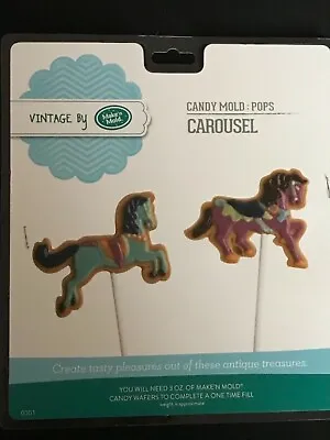 Carousel Horse Chocolate Mould Lollipop Lolly 4 Shapes On 1  • £5.95