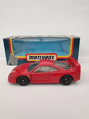 £22.95 • Buy Matchbox Superkings K-8  Ferrari F40 1988  Red. VNMIB.