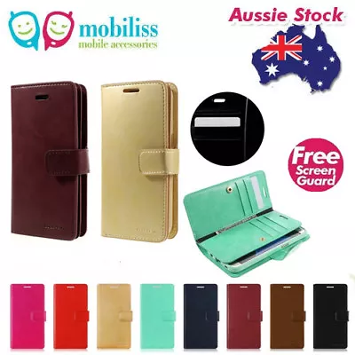 Mercury Goospery Mansoor Diary Leather Wallet Card Slots For IPhone 7Plus /8Plus • $24.95