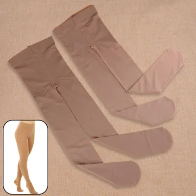 £14.26 • Buy Nylon FOOTED ICE ROLLER SKATING DANCE TIGHTS VARIOUS SIZES NATURAL TAN  S M L