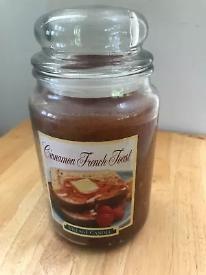 Village Candle Cinnamon French Toast 2 Wicks 22.75 Oz New • $14.95