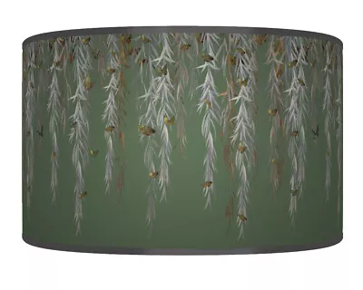 Leaves Stem Butterfly Sage Green Lampshade Pendant Lamp Shade Handmade Dz264 • £54.99