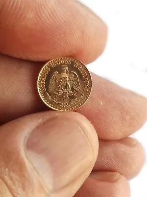 1945 Mexican Dos Pesos Gold Coin Real Genuine • $223