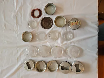 Antique Vintage Canning Jar Seals Glass Lids BallGood Houskeeping • $11.24