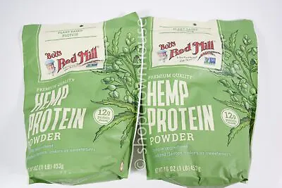 2 Bob's Red Mill HEMP Protein Powder Premium Quality Non GMO 16oz 05/10/2025 • $34.99