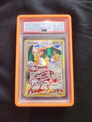$1464.24 • Buy Charizard Delta Species 4/100 Holo Rare Pokemon NM Autograph Psa 10 Kouki Saitou