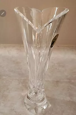 Waterford Crystal Sweetheart Bud Vase Heart Shaped Lead Crystal 7 3/4  • $14.54