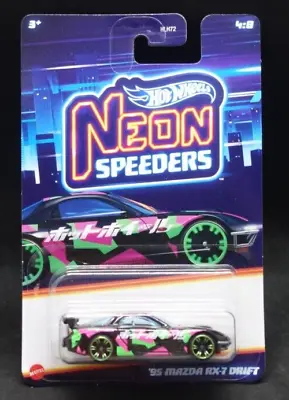 Hot Wheels Neon Speeders 95 MAZDA RX-7 Drift 4/8 • $14.99
