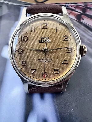Vintage Smiths Empire Mechanical Men Wristwatch Made In Great Britain • $50.69