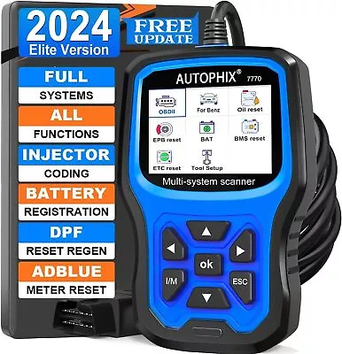 AUTOPHIX 7770 For Mercedes Benz All System Car OBD2 Scanner Diagnostic Scan Tool • $94