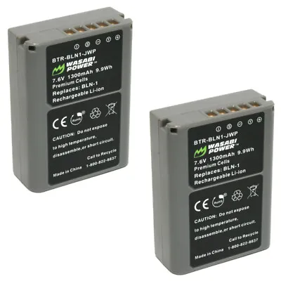 $18.99 • Buy Wasabi Power Battery For Olympus BLN-1, BCN-1 (2-Pack)