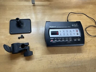 $129 • Buy Roland TD-3 V-Drum Percussion Sound Module W/Mount, Clamp, & Power - HW22937
