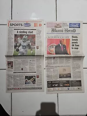Miami Herald Alonzo Mourning HOF Tribute Issue Newspaper Miami Heat 8/9/2014 • $15