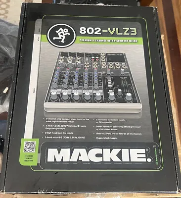 Mackie 802-VLZ3 8-Channel Premium Mic /Line Mixer • $200